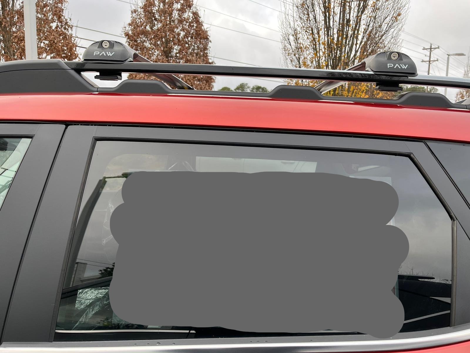 For Kia Seltos X Line 2021-Up Roof Rack Cross Bars Raised Rail Alu Silver