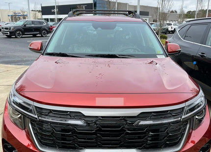 For Kia Seltos X Line 2021-Up Roof Rack Cross Bars Raised Rail Alu Silver