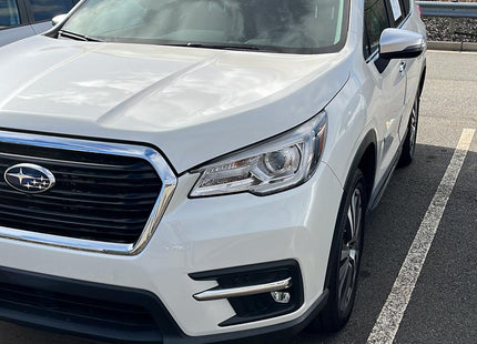 For Subaru Ascent 2019-Up Roof Rack Cross Bars Metal Bracket Raised Rail Alu Black