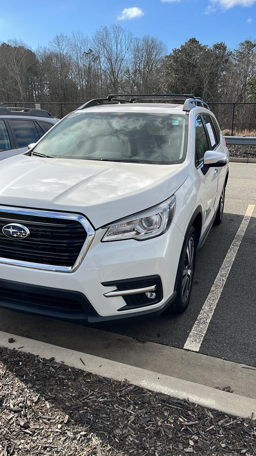 For Subaru Ascent 2019-Up Roof Rack Cross Bars Metal Bracket Raised Rail Alu Silver