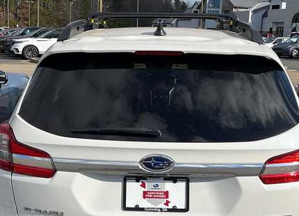 For Subaru Ascent 2019-Up Roof Rack Cross Bars Metal Bracket Raised Rail Alu Black