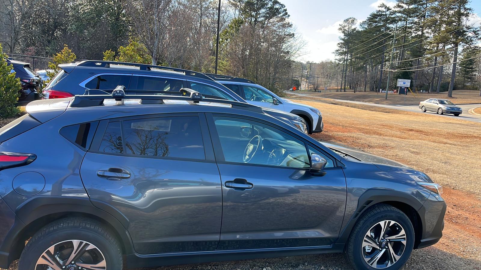 Compatible with Subaru Crosstrek 2017- Onwards upgraded roof rail model, Roof crossbars Silver Color