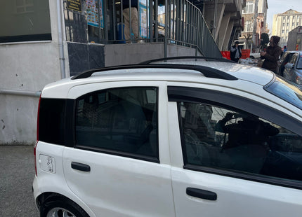 Fiat Panda 169 Roof Rails 2003-2012 | Black Aluminum Side Roof Rail System