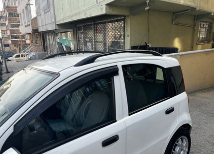 Fiat Panda 169 Roof Rails 2003-2012 | Silver Aluminum Side Roof Rail System