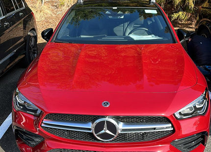 For Mercedes CLA C118 2020-2024 Roof Rack Cross Bars Fix Point, Black