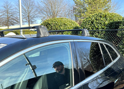 For Mercedes Benz EQE Suv 2022-2025 Roof Rack Cross Bars Fix Point Alu Silver