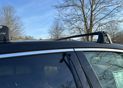 For Mercedes Benz EQS Suv 2022-2025 Roof Rack Cross Bars Fix Point, Black