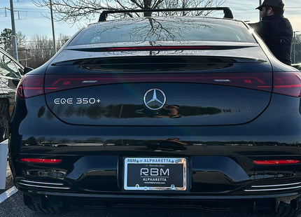 For Mercedes Benz EQE Sedan 2022-2025 Roof Rack Cross Bars Fix Point Alu Silver