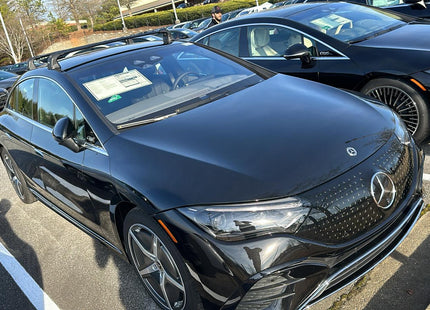 For Mercedes Benz EQE Sedan 2022-2025 Roof Rack Cross Bars Fix Point Alu Silver