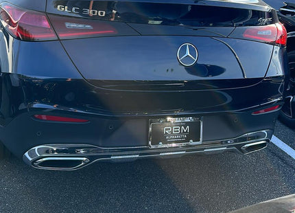 For Mercedes Benz GLC Coupe (C254) 2022-Up Roof Rack Cross Bars Fix Point Alu Silver