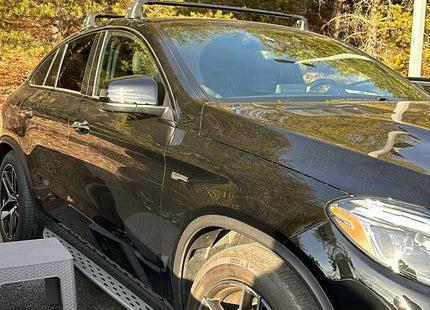 For Mercedes GLE Coupe 2015-2025 Roof Rack Cross Bars Fix Point Alu Silver
