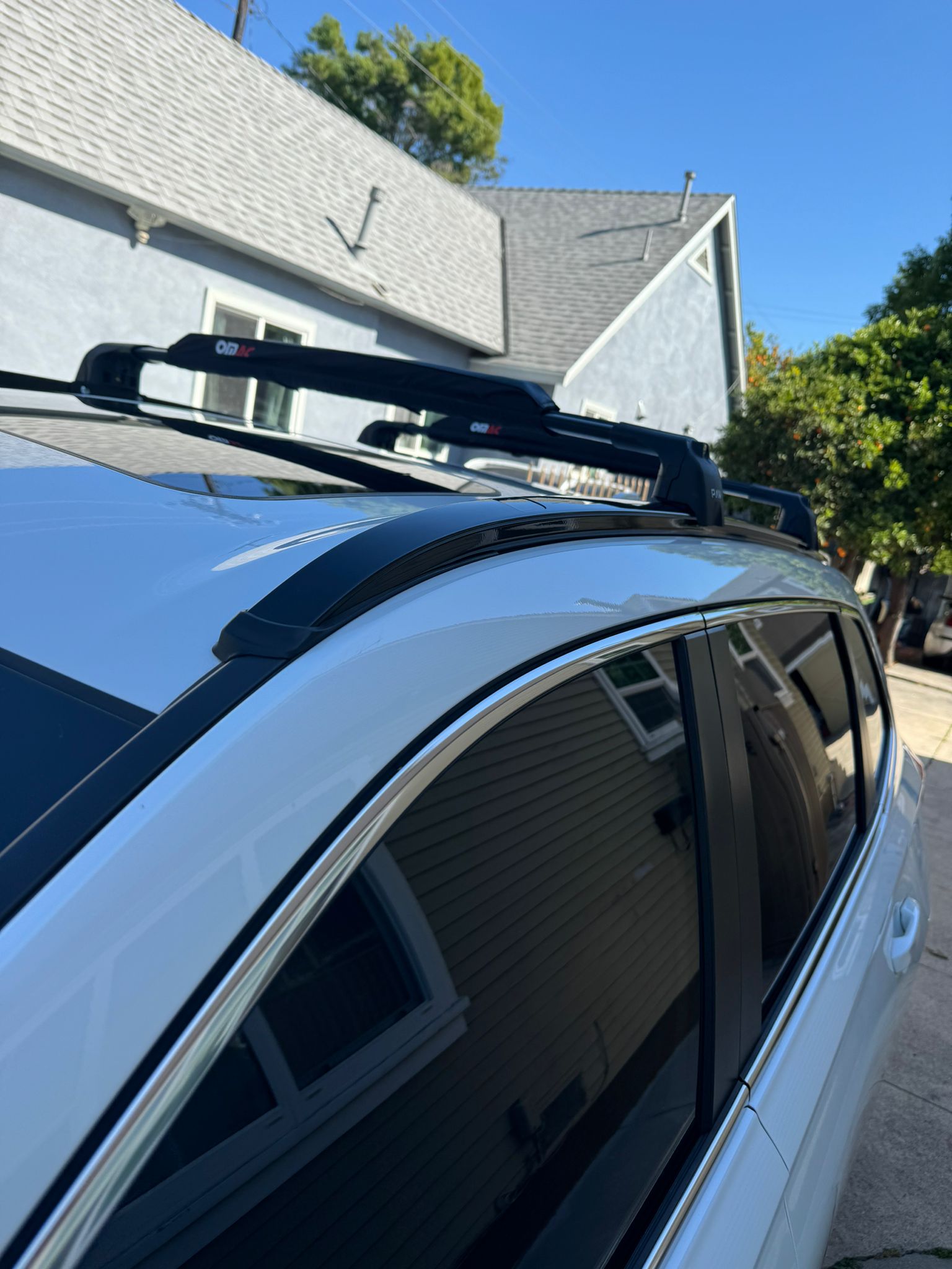 For Opel Frontera 2024- Up Roof Rack Cross Bars Metal Bracket Flush Rail Black