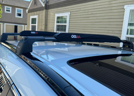 For Opel Frontera 2024- Up Roof Rack Cross Bars Metal Bracket Flush Rail Silver