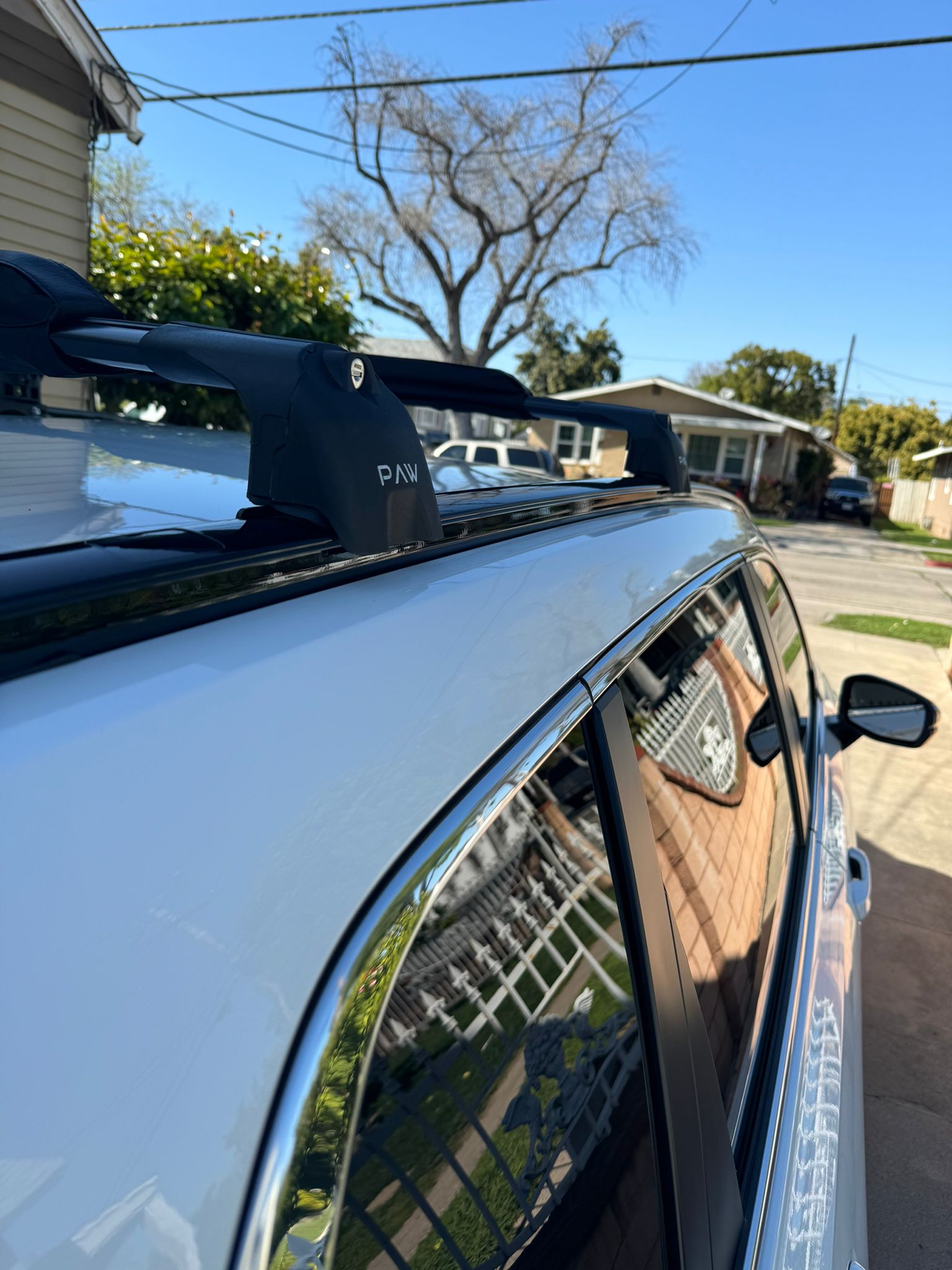 For Opel Frontera 2024- Up Roof Rack Cross Bars Metal Bracket Flush Rail Black