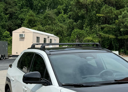 For Toyota BZ4X 2022-2025 Roof Rack Cross Bars Flush Rail Black