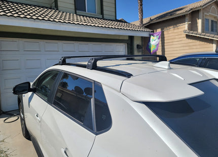For Subaru Solterra Roof Rack Cross Bars Flush Rail Black