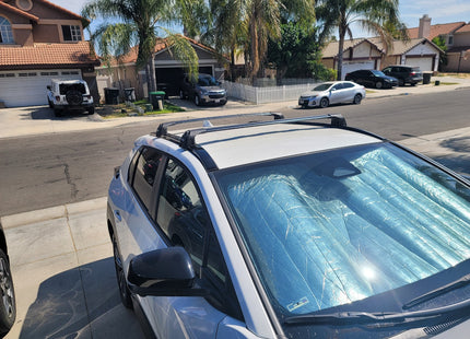 For Subaru Solterra Roof Rack Cross Bars Flush Rail Alu Silver