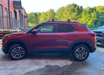 For Chevrolet Trailblazer Roof Rack Cross Bars Metal Bracket Flush Rail Alu 2021-Up Silver