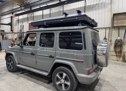 For Mercedes G 2018-2025 W464 Roof Rack Cross Bars Fix Point Black