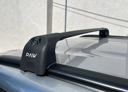 For Toyota Yaris Cross 2024- Up Roof Rack Cross Bars Flush Rail Alu Black