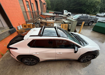 For Toyota BZ4X 2022-2025 Roof Rack Cross Bars Flush Rail Black