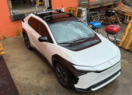 For Toyota BZ4X 2022-2025 Roof Rack Cross Bars Flush Rail Silver