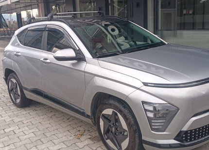 For Hyundai Bayon (2021-2025) Roof Rack Cross Bars Flush Rail, Black