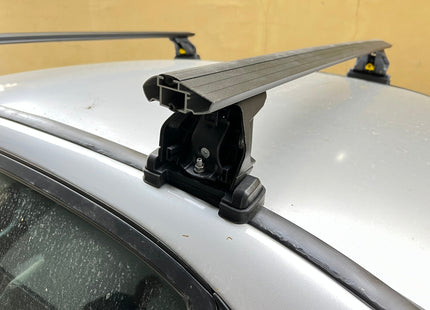 For Volvo S40 2003-2012 Roof Rack Cross Bar Fix Point Roof Silver