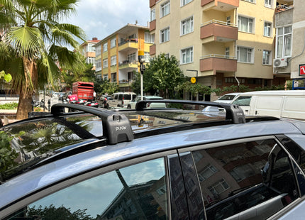 For Subaru Solterra Roof Rack Cross Bars Flush Rail Black