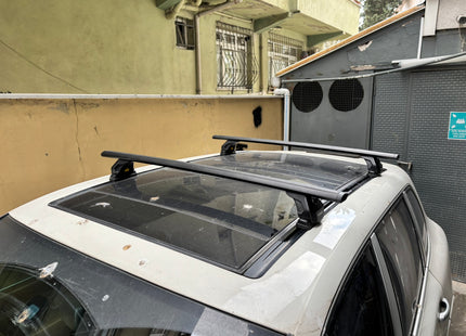 For Porsche Cayenne (9PA) 2002-2010 Roof Rack Cross Bars Pro 6 Black