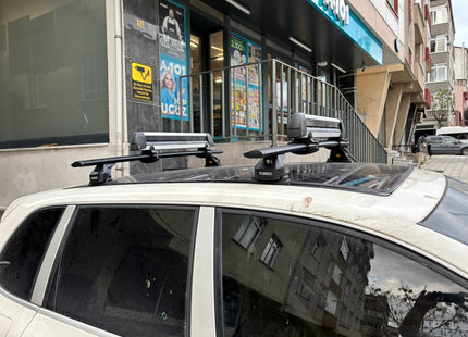 For Porsche Cayenne (9PA) 2002-2010 Roof Rack Cross Bars Pro 6 Black