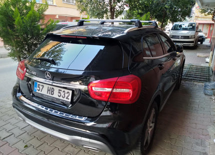 For Mercedes GLA (X156) 2013-20 Roof Rack Cross Bars Flush Rail Alu Black