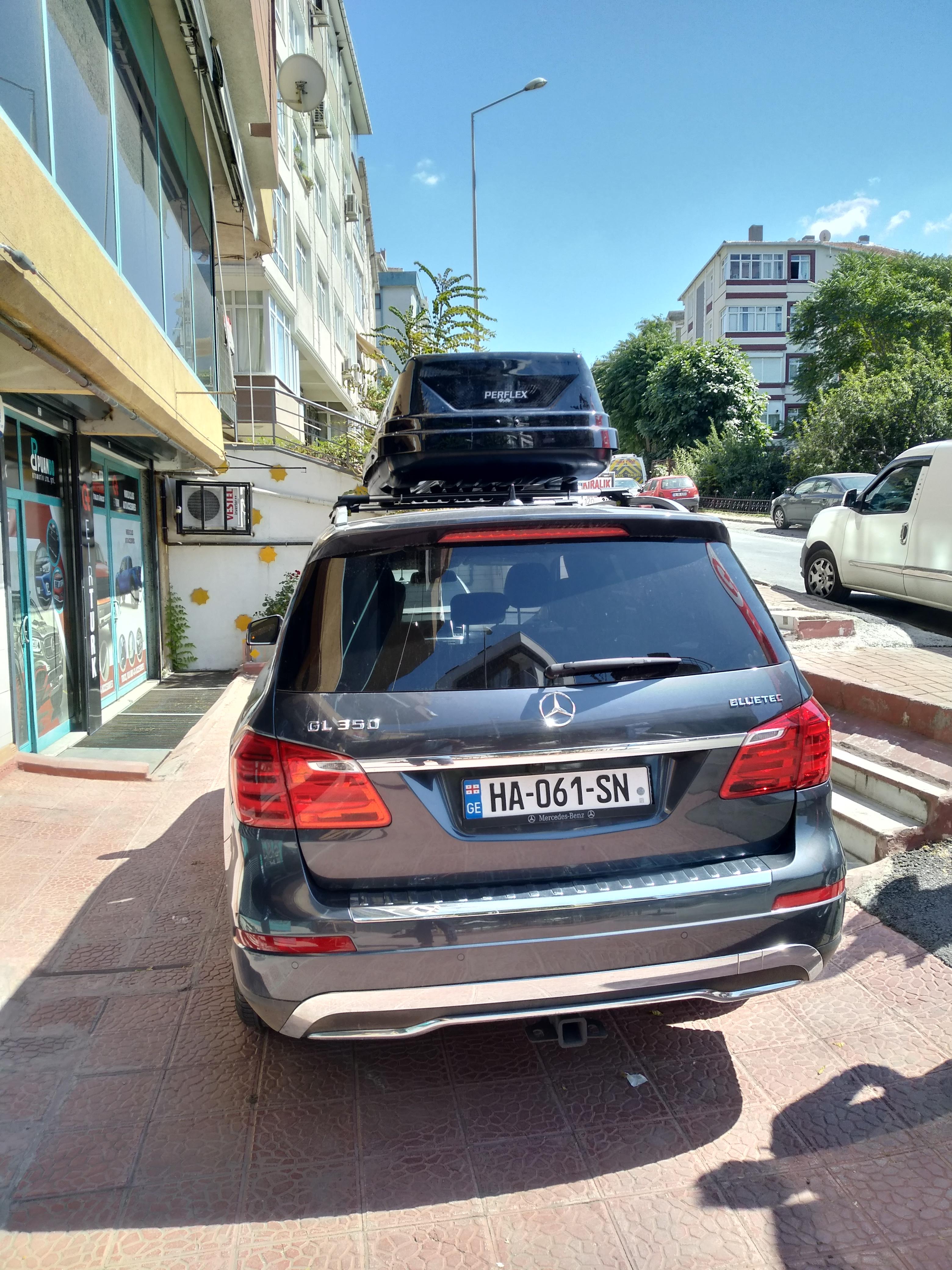 For Mercedes Benz GL X6 2014-Up Roof Rack Cross Bars Metal Bracket Raised Rail Alu Black