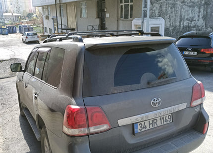 For Toyota Land Cruiser j300 Roof Rack Cross Bars Raised Rail Black 2021- Up