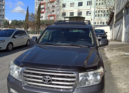 For Toyota Land Cruiser J100 Roof Rack Cross Bars Raised Rail Silver 1998-2007