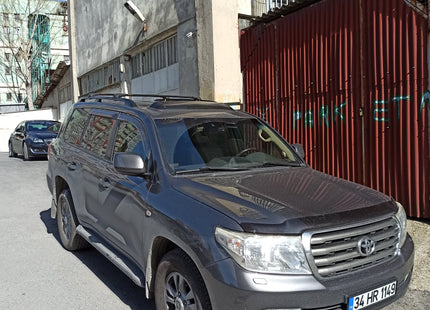 For Toyota Land Cruiser J100 Roof Rack Cross Bars Raised Rail Silver 1998-2007