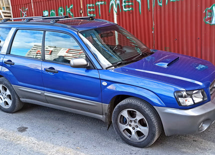 For Subaru Forester SG 2003-07 Roof Rack Cross Bars Metal Bracket Flush Rail Alu Black