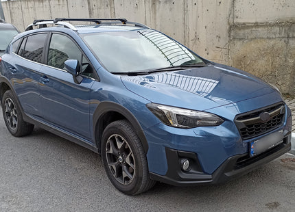 For Subaru XV 2012-17 Roof Rack Cross Bars Metal Bracket Raised Rail Alu Silver