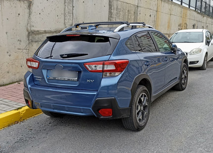 For Subaru XV Roof Rack Cross Bars Metal Bracket Raised Rail Alu Black 2012-17