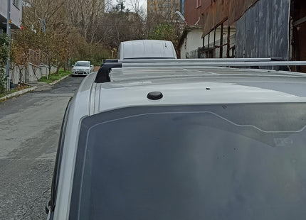 For Mercedes Benz Metris 2016-21 Roof Rack Cross Bars Metal Bracket Fix Point Alu Black