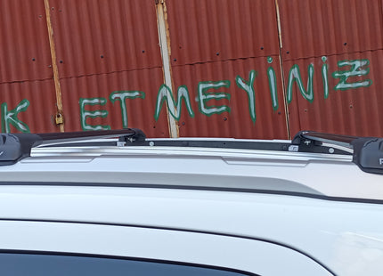 For Ford EcoSport 2018-2025 Roof Rack Cross Bars Flush Rail Alu Silver