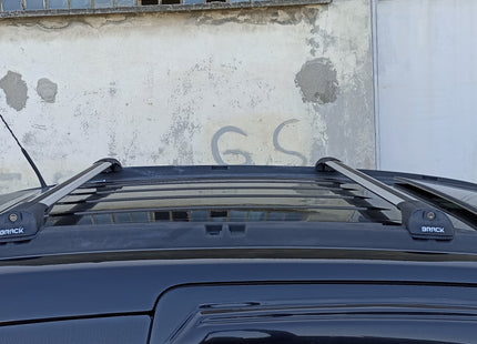 For Jeep Compass 2007-11 Roof Rack Cross Bars Flush Rail Alu Silver