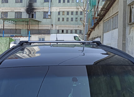 For Jeep Compass 2007-11 Roof Rack Cross Bars Flush Rail Alu Silver