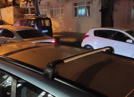 For Ford Focus Estate C346 (2008-2011) Roof Rack Cross Bars T-Track, Black