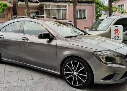 For Mercedes CLA C117 2014-2020 Roof Rack Cross Bars Fix Point Alu Silver