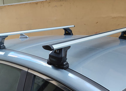 For KIA Ceed 2018-Up Roof Rack Cross Bars Fix Point Alu Black