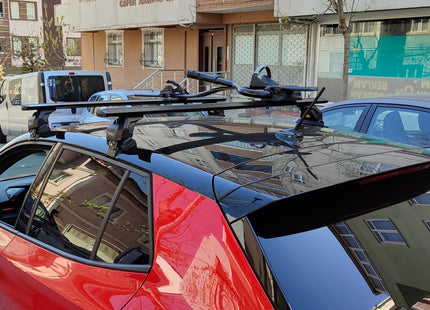 For Bmw 2 Series Active Tourer 2014-2021 Roof Rack System, Aluminium Cross Bar, Normal Roof, Black