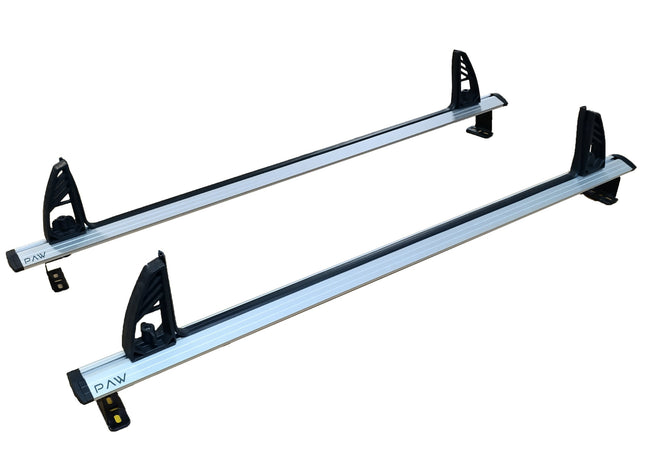 For Volkswagen Transporter T6 Roof Racks Cross Bars Carrier Alu 2015- Up 2 Qty Black