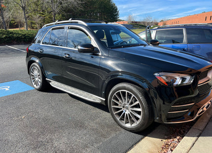For Mercedes GLE W167 2019-Up Roof Rack Cross Bars Raised Rail Alu Silver