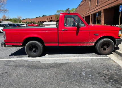 For Ford F150 (8th/9th Gen) 1987-96 Cross Bars Rain Gutter Alu Black
